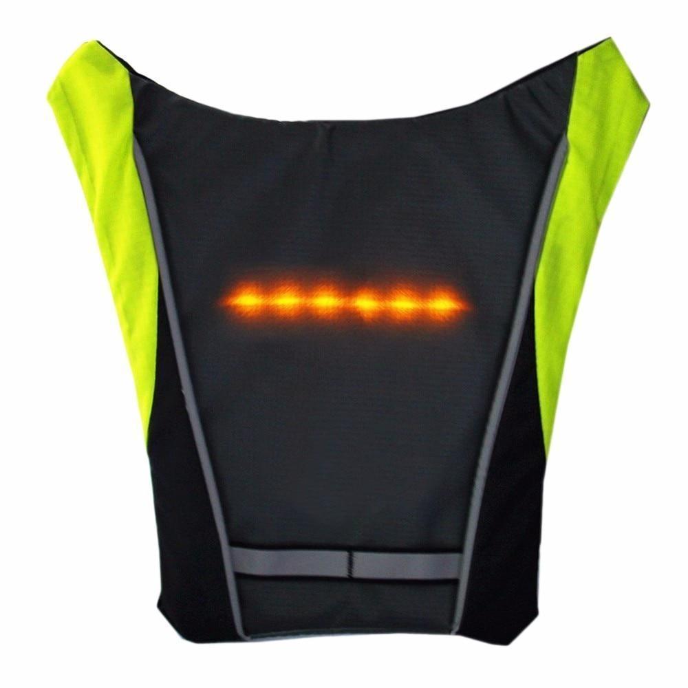 Visible LED Safety Jacket for Cycling Outdoor Night Ride