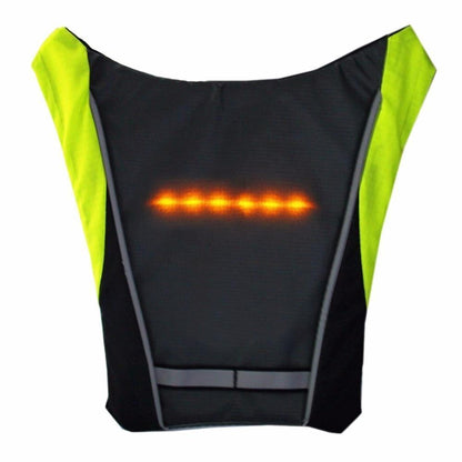 Visible LED Safety Jacket for Cycling Outdoor Night Ride