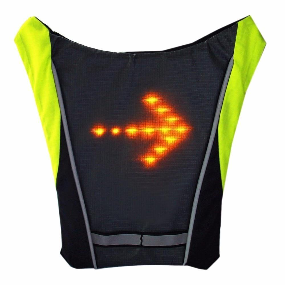 Visible LED Safety Jacket for Cycling Outdoor Night Ride