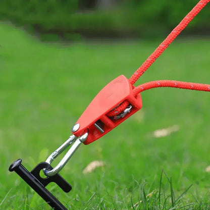 Premium Camping Rope Kit with Carabiner and Hooks