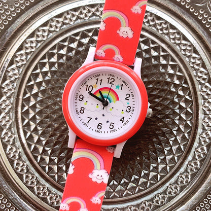 Colorful Kids Watch with Silicone Strap