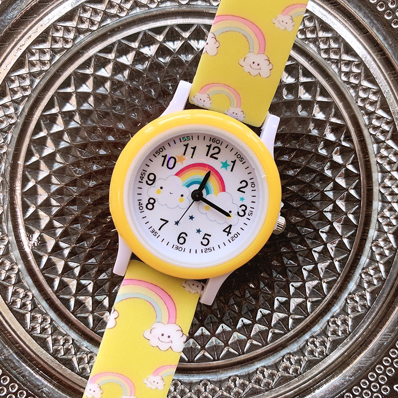 Colorful Kids Watch with Silicone Strap