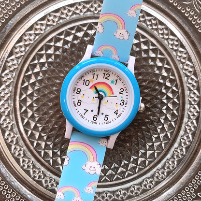 Colorful Kids Watch with Silicone Strap