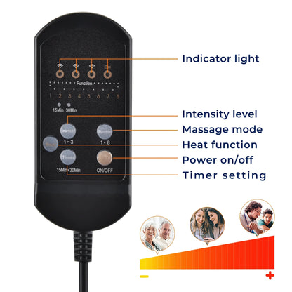 Comfy Massage Seat Cushion with Heat and Vibration