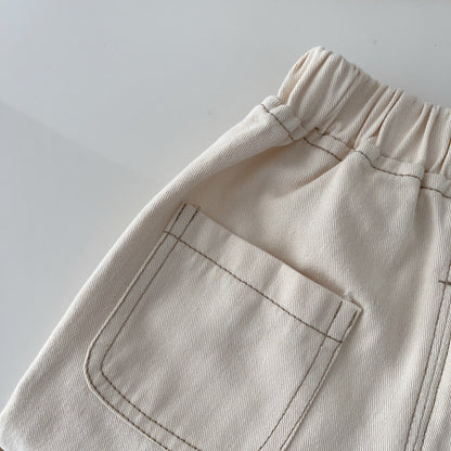 Comfortable Boy's Cotton Jeans - Adjustable Waist