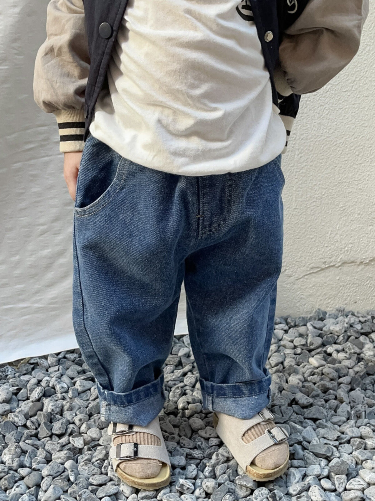 Comfortable Boy's Cotton Jeans - Adjustable Waist - Befez