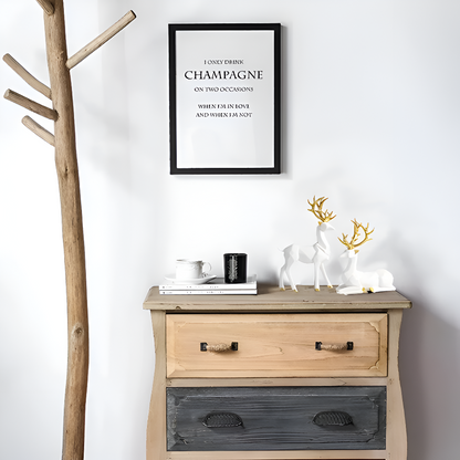 Stylish Reindeer Figurine Set – 2pc Home Decor