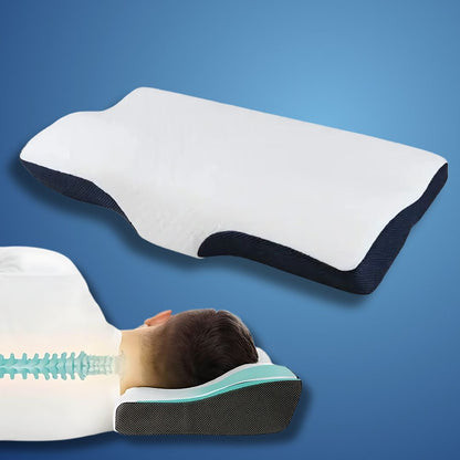 Contour Memory Foam Neck Pillow for Pain Relief Sleep - Befez