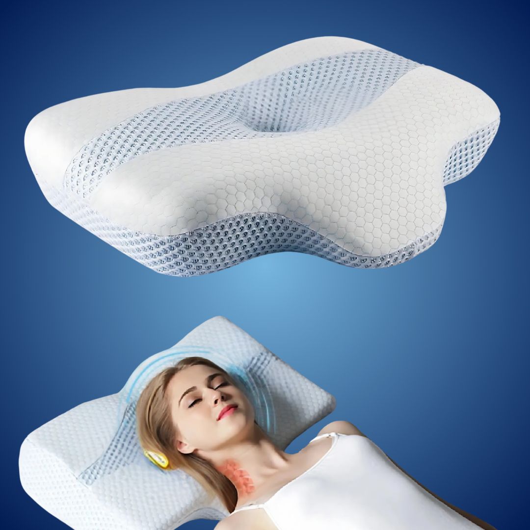 Contour Neck Support Cooling Memory Foam Pillow - Befez