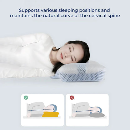 Contour Neck Support Cooling Memory Foam Pillow