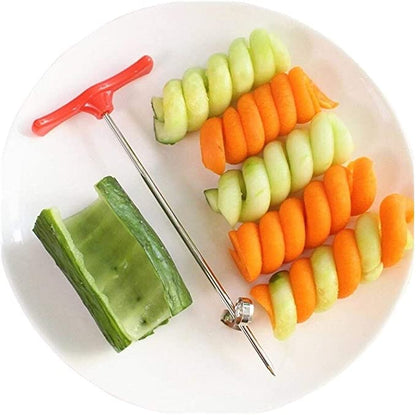 Easy Spiral Vegetable Cutter for Home Cooking
