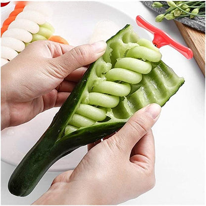 Easy Spiral Vegetable Cutter for Home Cooking