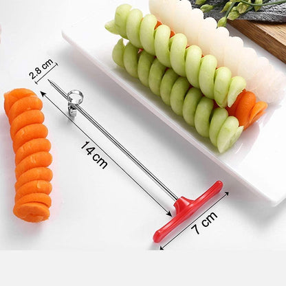 Easy Spiral Vegetable Cutter for Home Cooking