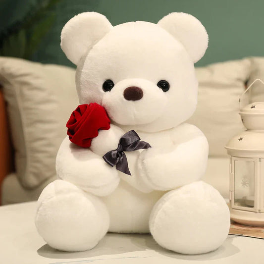 Cuddly Teddy Bear with Flowers Gift Set - Befez