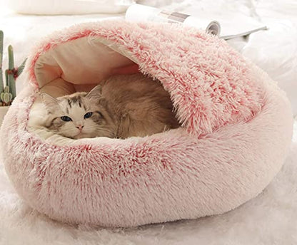 Pet Wicker Bed Basket for Cats and Dogs