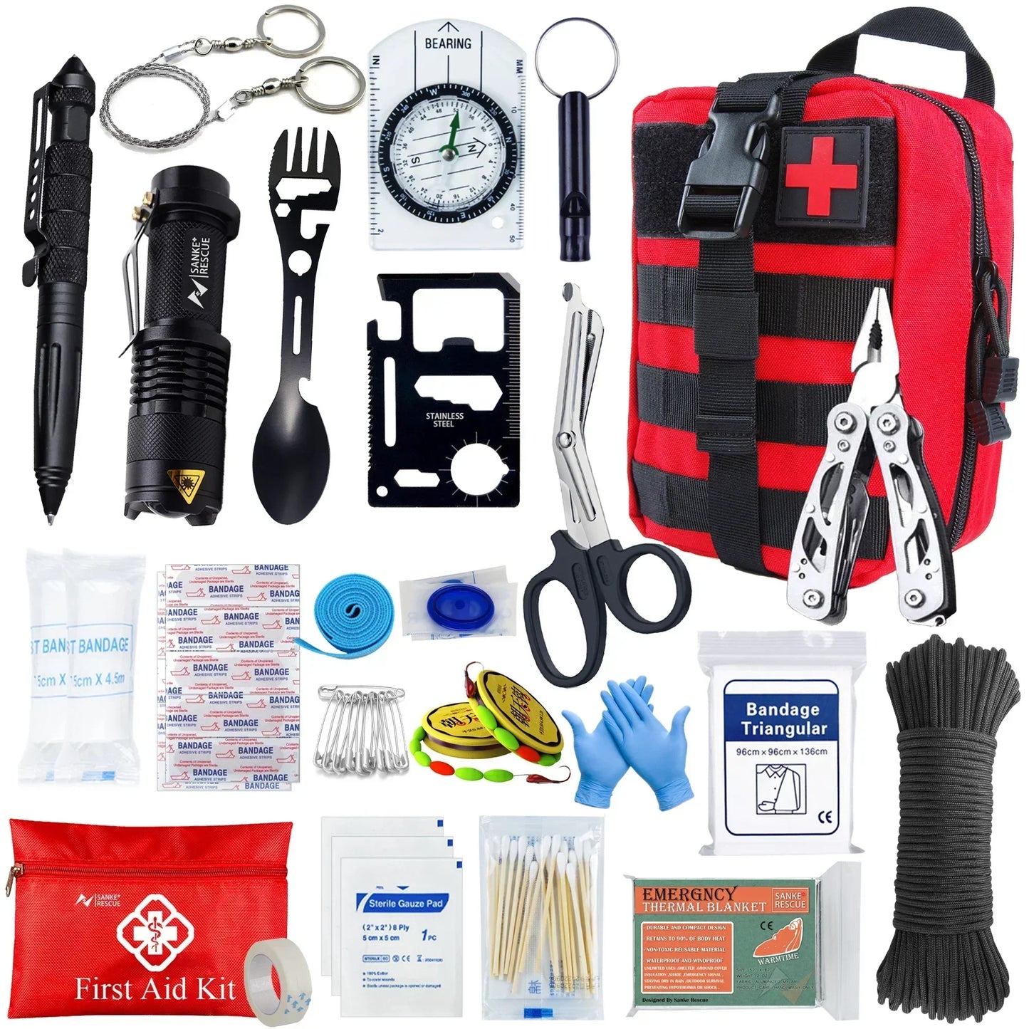 Emergency First Aid Survival Kit