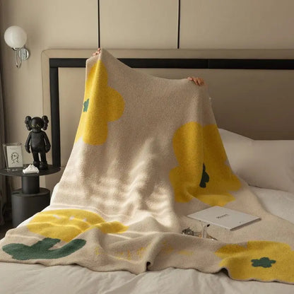 Cozy Fleece Sofa Throw Blanket