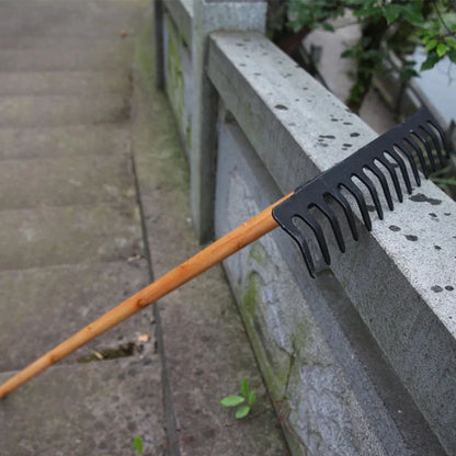 Heavy Duty Stainless Steel Garden Rake 14 Tines - Befez