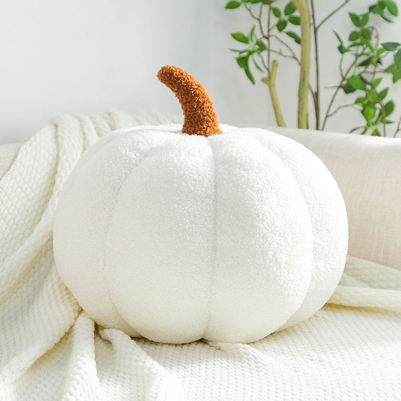 Cozy Orange Autumn Throw Pillows