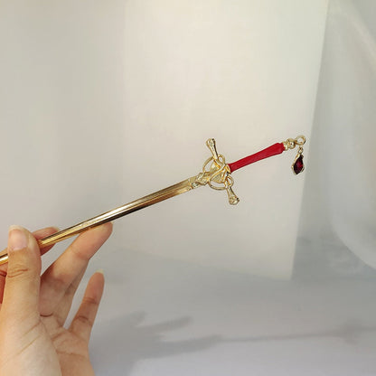 Regal Medieval Hair Sword Clip