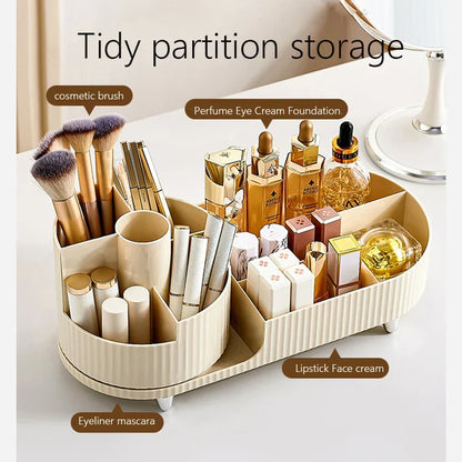 Clear Rotating Makeup Storage Case