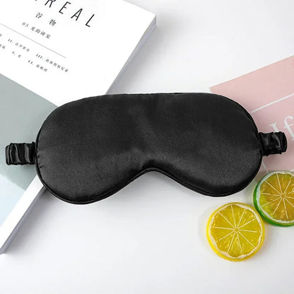 Silky Eye Mask with Ruffles for Sleep