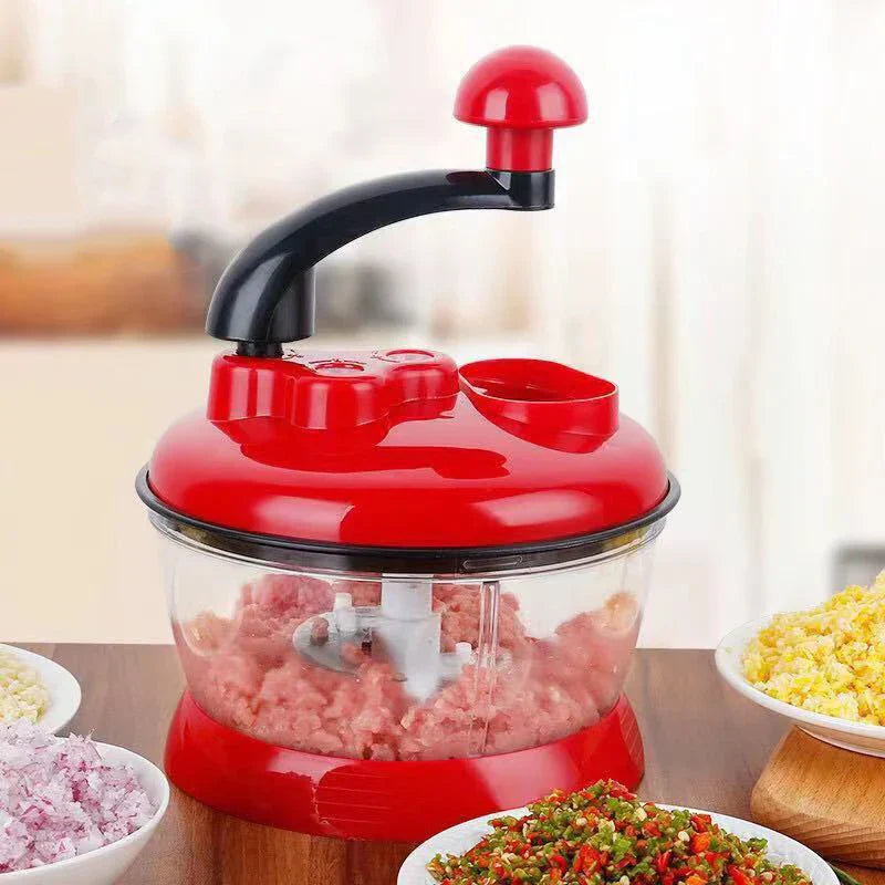 Easy Prep Manual Food Chopper with Sharp Stainless Blades - Befez