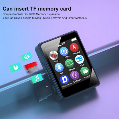 Compact Bluetooth Music Player with LED Display