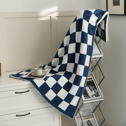 Vibrant Plaid Throw Blanket