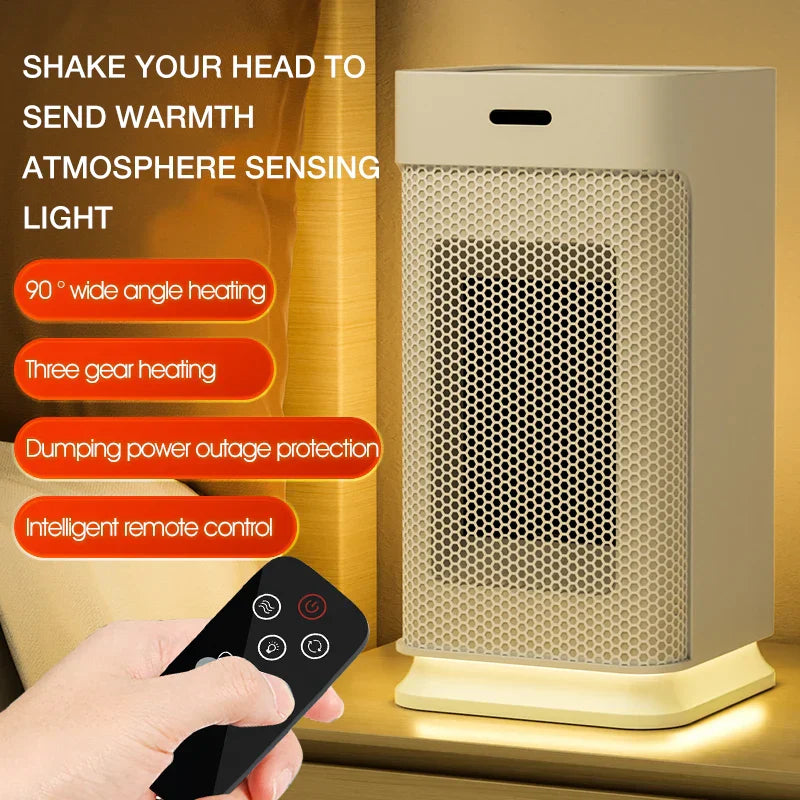 Portable Ceramic Hand Warmer with LED Night Light - Befez