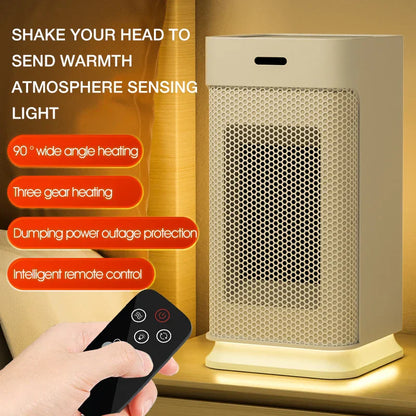 Portable Ceramic Hand Warmer with LED Night Light - Befez
