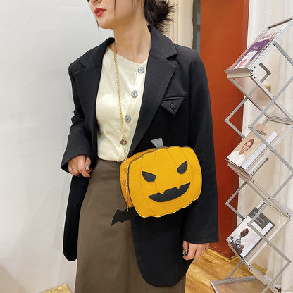 Small Orange Cute Shoulder Purse