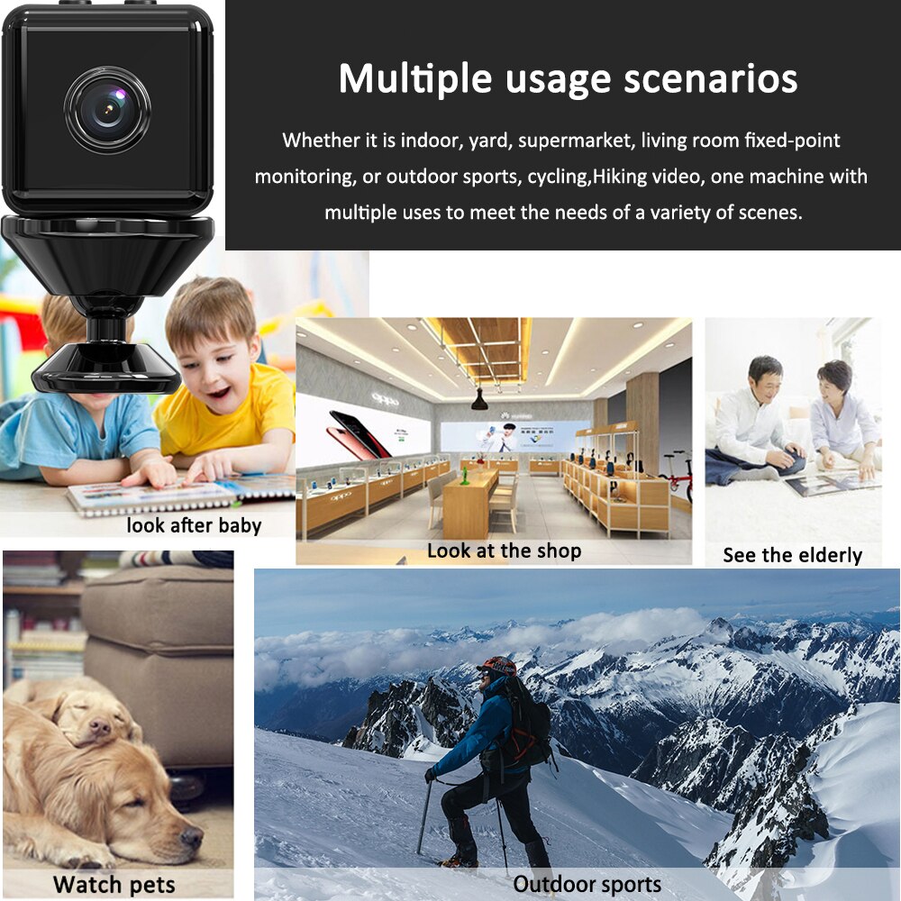 Compact Wireless Home Security Camera