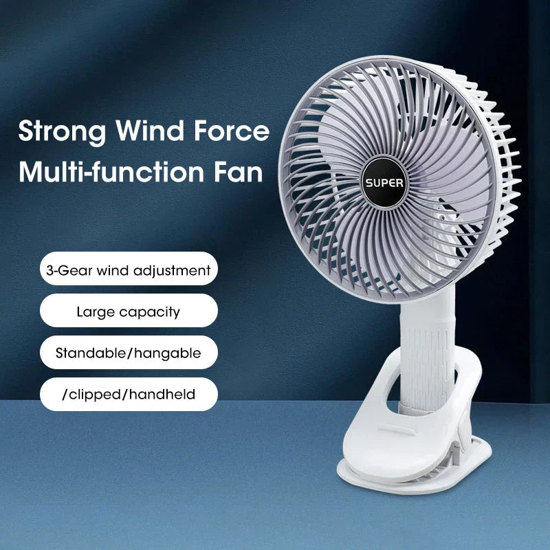 Compact 4-in-1 Powerful Floor Fan