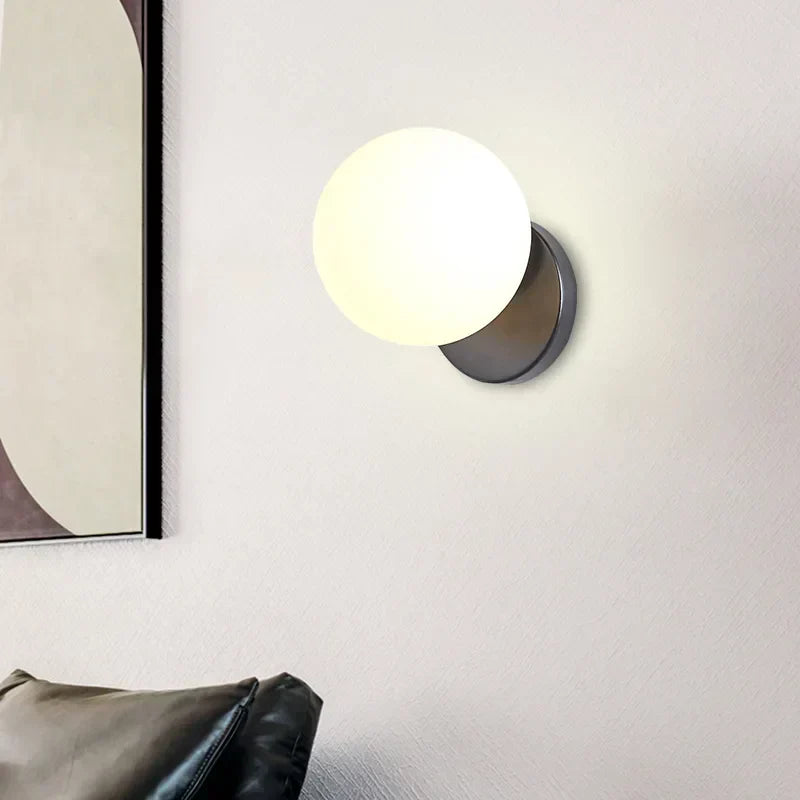 Elegant Gold Glass Wall Light