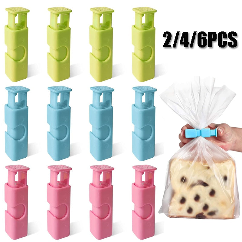 Reusable Food Storage Bag Clips Set