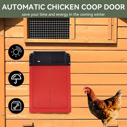 Automatic Chicken Coop Door Opener with Timer and Sensor
