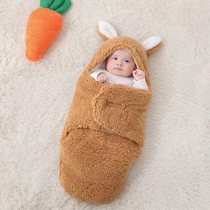 Cute Bunny Baby Sleep Sack Swaddle Wrap