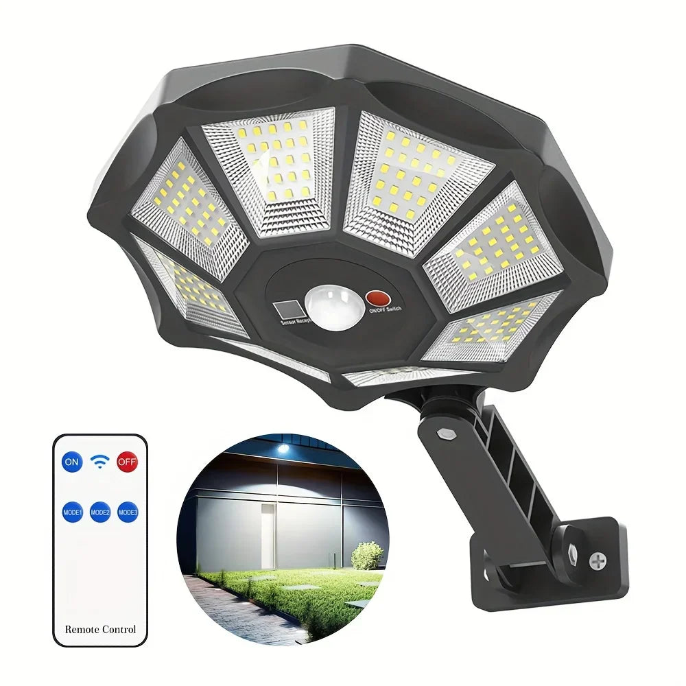 Bright Solar Powered 168 LED Security Light - Befez