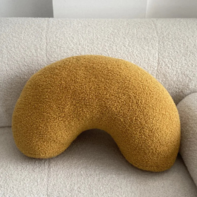 Soft Abstract Throw Pillow