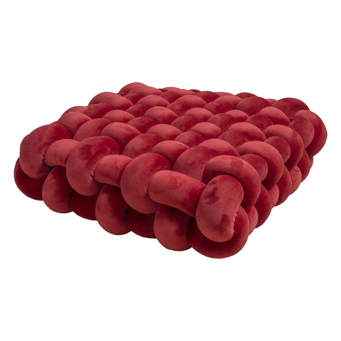 Plush Textured Knot Pillow