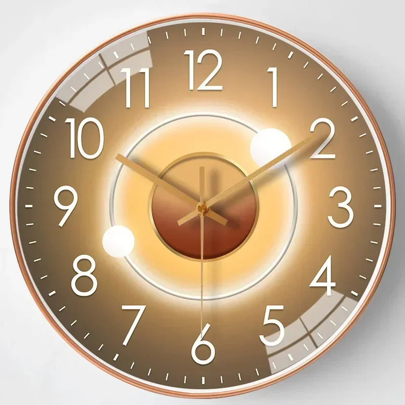 Quiet Digital Wall Clock in Traditional 8 Inch Design - Befez