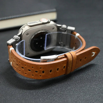 Premium Leather Apple Watch Strap - Strong and Classic Band