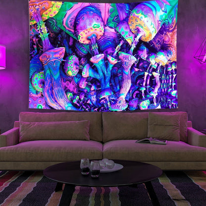 Vibrant Colorful Wall Hanging Tapestry