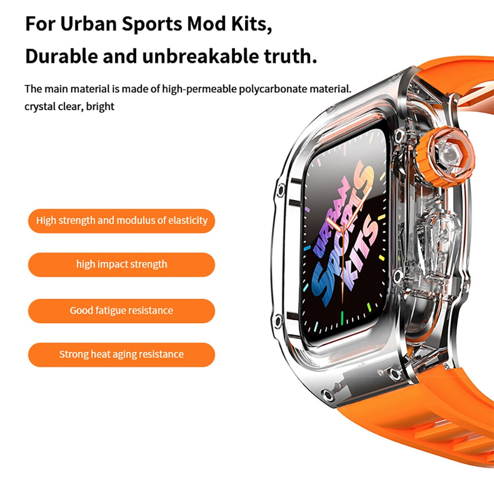 Clear Universal Smartwatch Strap Replacement Kit - Befez