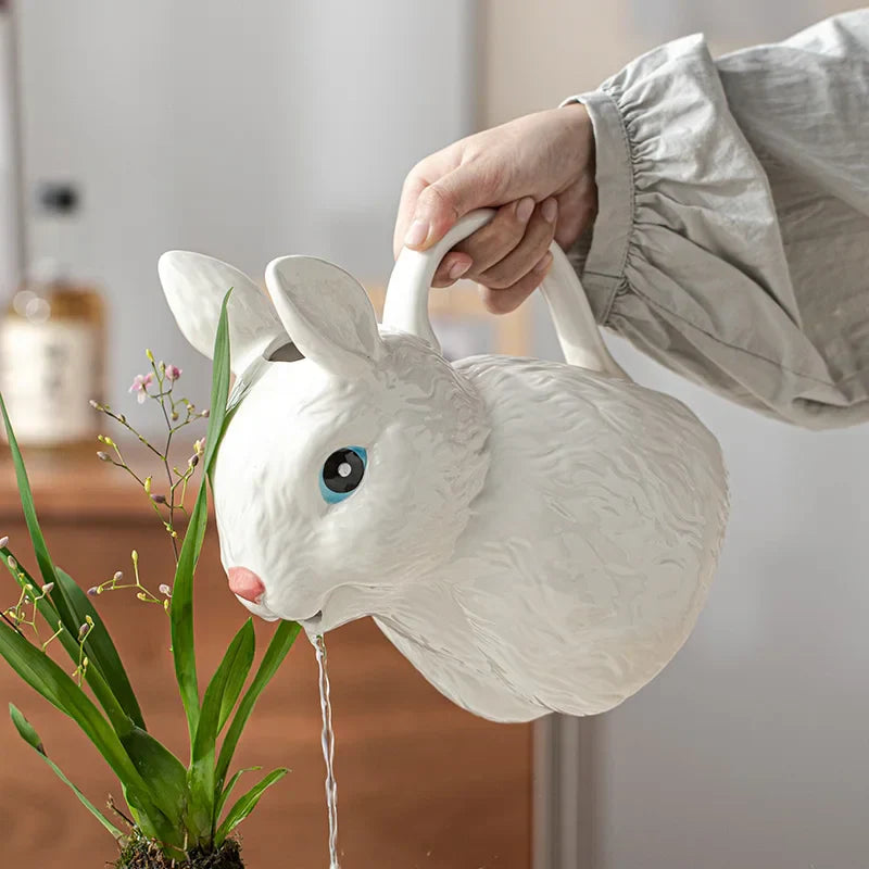 Adorable Rabbit Porcelain Vase