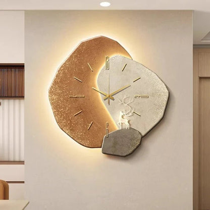 Simple Modern Wall Clock in Nordic Style