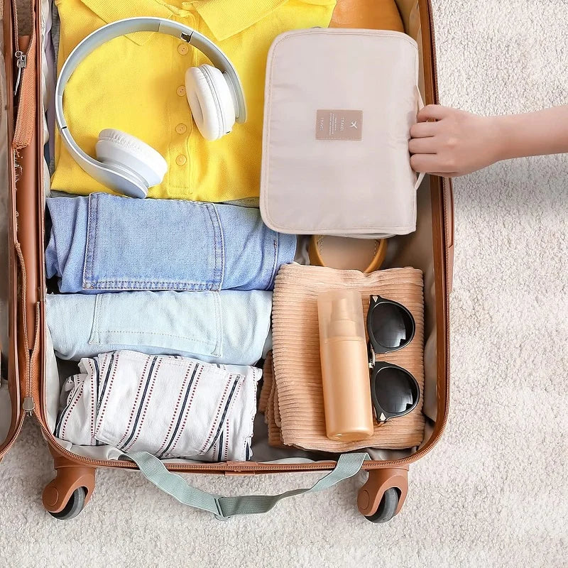 Waterproof Travel Toiletry Organizer Bag with Pockets