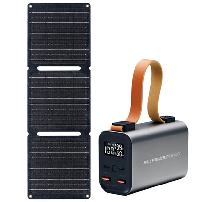 Portable Solar Charger 24,000mAh Power Bank Set - Befez