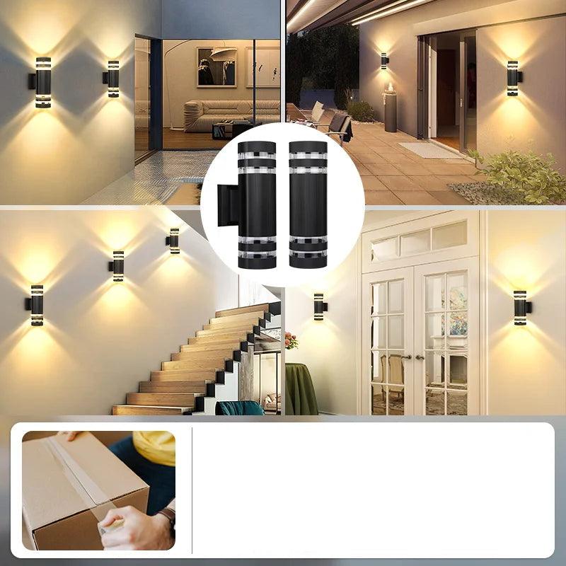 Outdoor LED Wall Lamp with Up Down Light Effect
